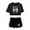Black, variant on Lefty Sm Rapper Tshirt&Shorts 2 Piece Set Fashion Short Sleeve&Trousers 2 Piece Suit