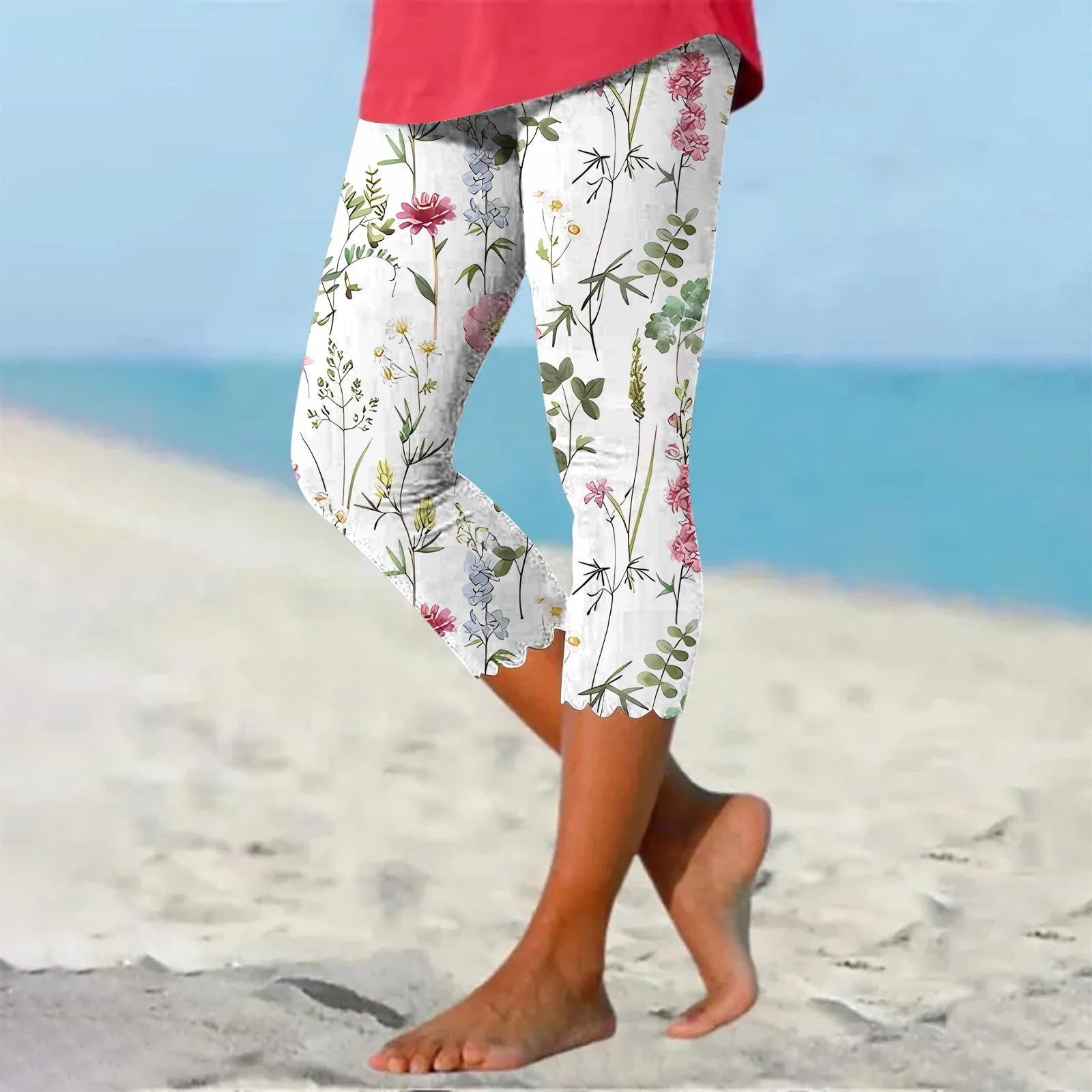 Buy Anermy Womens Sexy Long Sleeve Crop Tops Capri Pants Leggings Tights 2  Pieces Set Bodycon Blue XL Online at desertcartINDIA