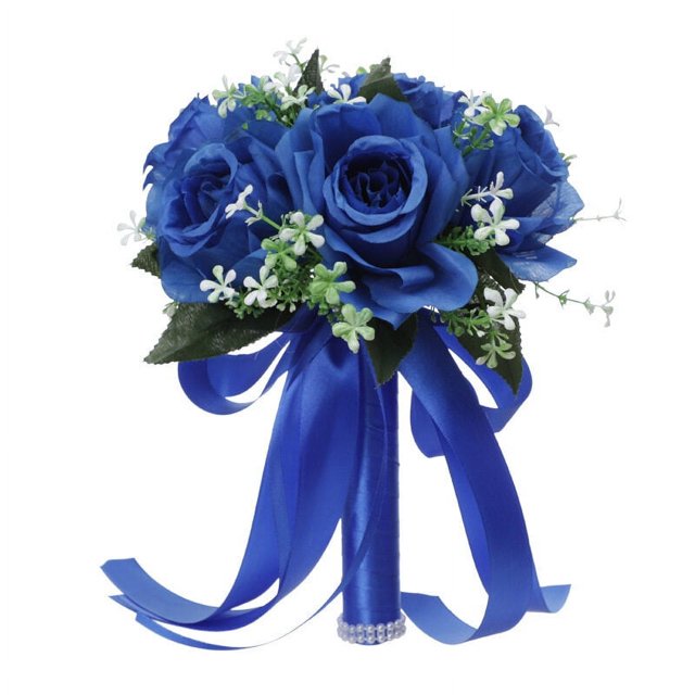 Ramo de novia para boda, estilo europeo y americano, simulación de rosas, flores de boda, flores de boda, estilo Mori, flores de mano