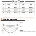 thumbnail image 3 of Kmdttou Women's Plus Size Underwear Sexy Lace High Cut Panties Comfort Bikini Panty Stretch Underpants Breathable Ladies Briefs (Regular & Plus Size) Dark Blue-L, 3 of 3