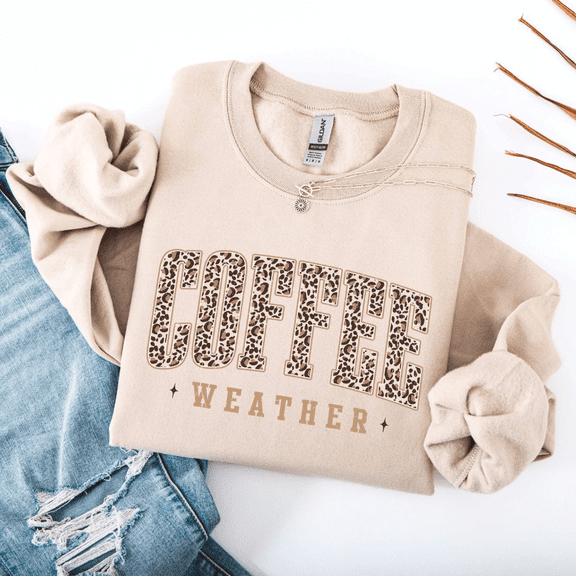 Retro Fall Coffee Lover Sweatshirt Pumpkin Spice Graphic Cozy Autumn Wear Unisex Made in USA