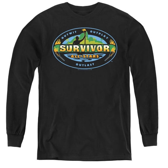 Survivor All Stars Youth Long Sleeve T-Shirt Black