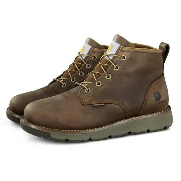 Botas de trabajo Carhartt Millbrook impermeables para hombre, color marrón, 7,5 m