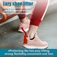 thumbnail image 4 of 10 Pieces Shoe Er Shoe Lifting Er Shoe Portable D Shoe Horn For Shoes(red), 4 of 5