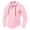Pink, variant on KeShDi Mens Flannel Men Casual Fashion Button Opening and Closing Round Neck Pullover Long Sleeve Sweatshirt Gray 2X