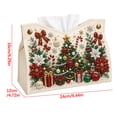 thumbnail image 2 of Christmas Diamond Art Tissue Box Cover, DIY Pearl Art Kit For Adults, Leather Decor Tissue Holder For Beginners & Craft Lovers, 2 of 7