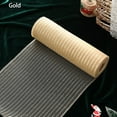 thumbnail image 2 of MOQIN Metallic Poly Mesh Ribbon, 10 Inch X 10 Yards Christmas Deco Mesh, Mesh Ribbon for Christmas Tree Deco Mesh 10 Inch Rolls for Wreath,Garland,DIY Crafts,Swag,Bow, 2 of 9