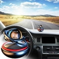 thumbnail image 1 of Solar Rotating Car Perfume Aluminum Alloy Suspension Accessory with Automatic Dispersion Geometric Design for Vehicle, 1 of 5