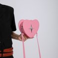 thumbnail image 2 of Bolso Bandolera Mujer Pu Gran Capacidad Fashionalbe Simple Commuter Bolso Bandolera (Rosa), 2 of 7