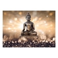 thumbnail image 2 of Tiptophomedecor Zen Wallpaper Wall Mural - Buddha In Bright Light, 2 of 3
