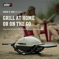 thumbnail image 3 of Weber Q 2200 1-Burner Portable Gas Grill, Titanium, 3 of 18