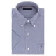 thumbnail image 3 of Camisa Tommy Hilfiger para hombre, manga corta, abotonada, azul, 3 of 5