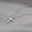 White Gold, variant on s925 sterling silver glossy cross necklace for women cross-border hottest small exquisite cold style high-end collarbone chain trend