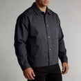 thumbnail image 4 of StSilkitty Men's Shirt Jacket Long Sleeve Collared Button down Shacket with Pockets Lightweight Casual Shirts, 4 of 8