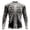 Dark Gray, variant on Men Full Skeleton Bone Print Crew Neck Long Sleeve T-Shirt, Loose Fit Gothic Halloween Graphic Casual Streetwear Tee Top(Black,S)