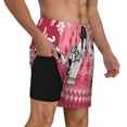 thumbnail image 2 of Daiia Thai elephant Pattern Mens Swim Trunks Swim Shorts Quick Dry Swim Shorts with Mesh Lining Pockets-XX-Large, 2 of 6