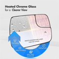 thumbnail image 5 of For Ram 1500 2500 2019-2021 Rear View Mirror, with Blind Spot Detection System 68402095AA 68079362AA,Left, 5 of 5