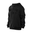 thumbnail image 2 of Men's New Era Black New York Knicks Logo Select Premium Pullover Hoodie, 2 of 3