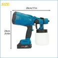 ZNNT Paint Sprayer with 800 ml Container 600W Electric Spray Paint Gun