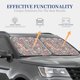 thumbnail image 4 of Balery Rose Mix Leopard 3 Parasol para parabrisas de coche de 2 piezas | Parasol plegable para parabrisas delantero de coche para la mayoría de sedanes-Small, 4 of 6