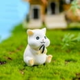 thumbnail image 4 of 1/4PCS Mini Animals Miniature Figurines Animals Model Hamster Garden Miniature Moss Landscape DIY Terrarium Crafts Ornament Accessories for Home Landscape Decor, 4 of 8
