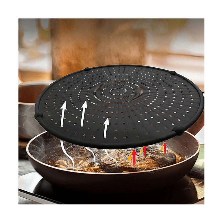 Nourished Essentials Frying Pan Splash Guard, Splatter Shield For Dishes :  Target