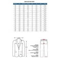 thumbnail image 2 of Milano Moda Men's 3pc Gangster Pin-striped Three Button Suit 5903 w/ Vest Brown, 2 of 2