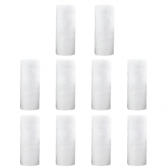 QARUN 10 Rolls Stretchable Bandage Wrap Gauze Rolls Cotton Gauze Roll
