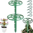 thumbnail image 1 of wonima02 Pick Fix Christmas Tree Topper Holder, Pick Fix Christmas Twist on Tree Topper Holder, Christmas Tree Topper Holder Stabilizer, Adjustable Seasonal Treetop Ornaments (Green-6in+9in), 1 of 1
