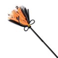 thumbnail image 2 of Halloween Witch Broomstick Prop, Decorative Broom With Gold Buckle Accent For Costume Party Photo Prop Porch Door Wall Shelf And Halloween Display, 2 of 4