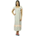 thumbnail image 2 of Bimba Women's Cotton Printed Nightwear Nursing Moms Sleepwear Baby Shower Gift, 2 of 7