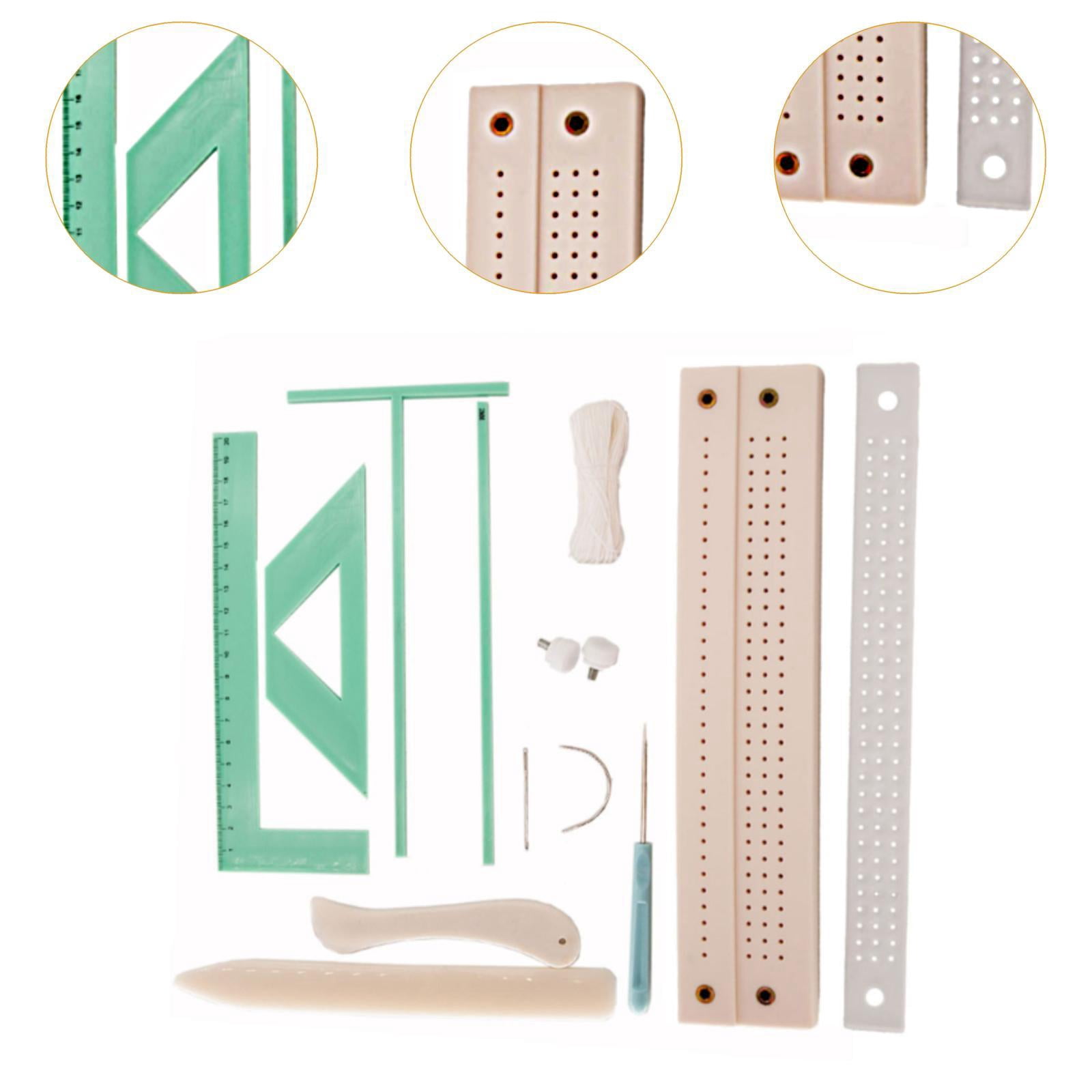 balikha Bookbinding Kits Book Cover Guide Scrapbooking Tool Sewing Supplies Straight Curved Starter Book Binding Starter Tools