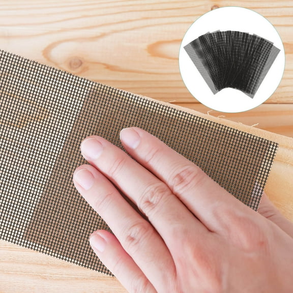 MEIBUTYUP 10pcs Mesh Sanding Sheets Grit Sandpaper for Metal and Polishing and Grinding Projects