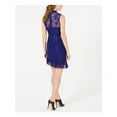 thumbnail image 2 of GUESS $108 Womens New 1044 Blue Brandie Cut Out Lace Sleeveless Dress 4 B+B, 2 of 2