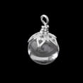 thumbnail image 4 of 10 Piezas Pequeño Lindo Botella de Colgae Plata Flor Tapa DIY Joyería Hallazgos Manualidades Yuyangstore Colgante, 4 of 7