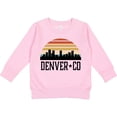 thumbnail image 2 of Inktastic Denver Colorado Skyline Vintage Toddler Sweatshirt, 2 of 4