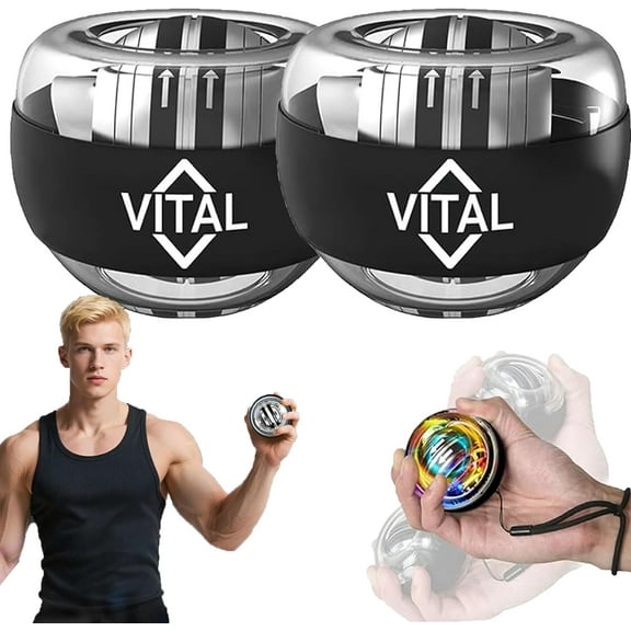 Vital Wrist Ball, 2026 New Vital Wrist Ball Exerciser, VitalWrist Balls Hand Exerciser, Enhance Grip Strength, Strengthen Arms, Fingers, Bones and Muscles, Joint Relief