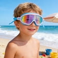 thumbnail image 4 of High-Definition Swimming Goggles, Wide Field Optical Lenses With Adjustable Silicone Straps, for Underwater Vision, Blue, 4 of 7