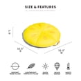 thumbnail image 7 of Big Joe Fruit Slice Small No Inflation Needed Pool Float, Lemon Mesh, Quick Draining Fabric, 4 feet Big, 7 of 7
