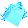 thumbnail image 1 of 50 Unids Soft Rectangle Terce Drawstring Pouch Favor Favor / de Azul Colco Bolsas de lazo de terciopelo, 1 of 8