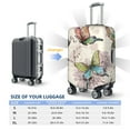 thumbnail image 4 of Hirioo Flying Butterflies-1 for Elasticity Suitcase Cover (No luggage Included) Durable Luggage Protector Fits 18-32 Inch Luggage-Large, 4 of 7