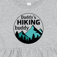 thumbnail image 4 of Inktastic Daddy's Hiking Buddy with Mountains and Trees Girls Baby Dress, 4 of 5
