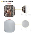 thumbnail image 5 of Renewold Car Windshield Sun Shade for Men Women, Reflective Blocks Sun and Keeps Your Vehicle Cool, Foldable Sun Shield, Southwestern American Tribal Tribal Horse, 5 of 6