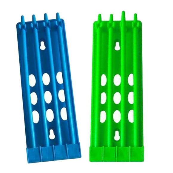 2 Soportes Para Patas De Paloma Colgados En La Pared Verde Y Azul. Sunnimix Titular de la pierna de paloma
