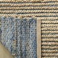 thumbnail image 4 of SAFAVIEH Cape Cod Braganza Striped Area Rug, Natural/Blue, 6' x 6' Square, 4 of 8