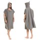 thumbnail image 4 of Jumpingount Sábana de baño de secado rápido absorbente de agua a prueba de sol transpirable manga corta Hot Spring Beach albornoz accesorios con Pijama Gris, 4 of 6