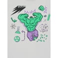 thumbnail image 2 of Marvel Boys Hulk Scribble, Crew Neck, Short Sleeve, Graphic T-shirt, Sizes 4-18, 2 of 3