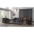 thumbnail image 4 of Ottomanson Convertible Accent Armchair with Hidden Storage, Firm Comfort Seating, Black, 4 of 5
