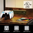 thumbnail image 4 of Juego de 2 mesas de noche SZLHANJZ con luz LED y USB tipo C, 4 of 9