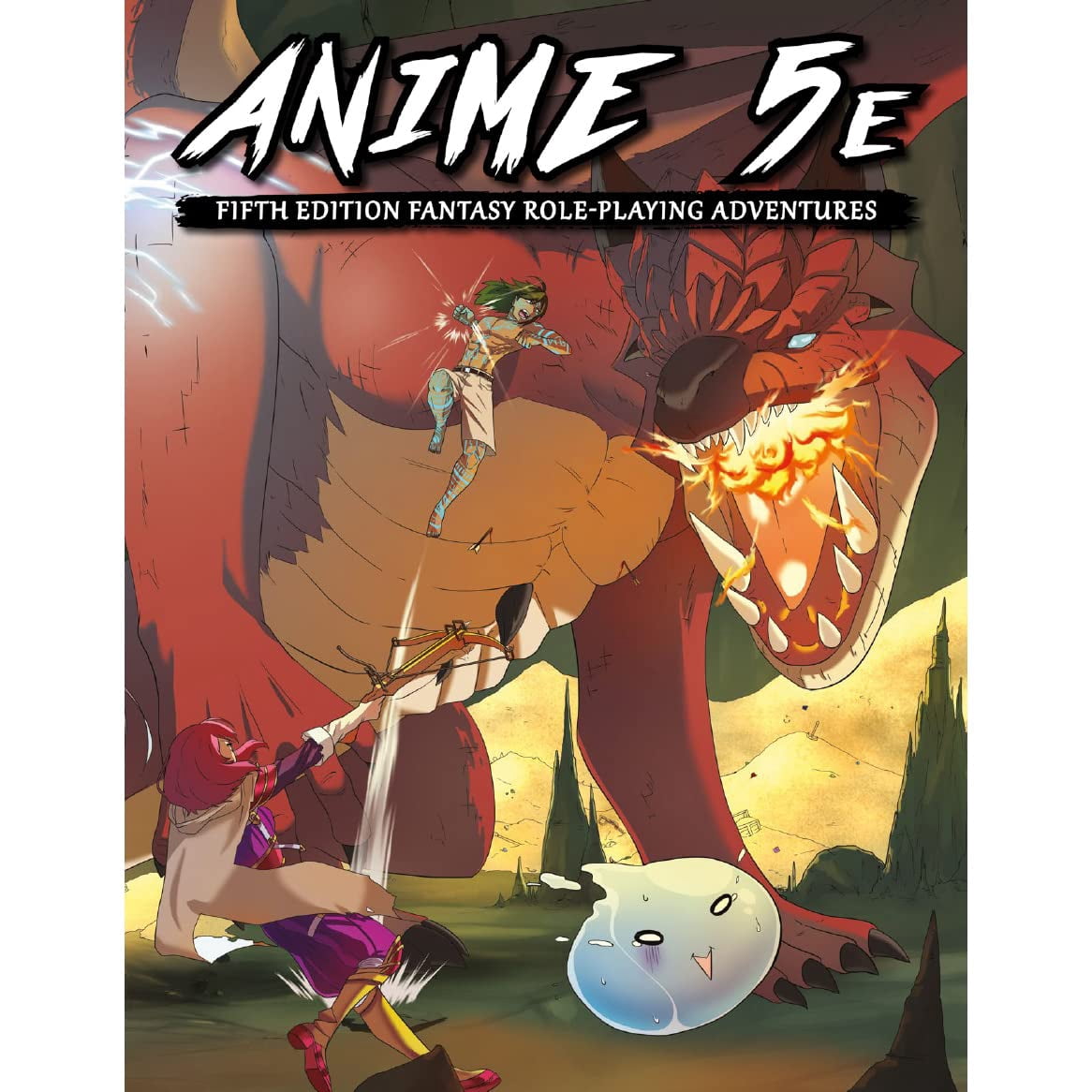Anime 5E RPG Adventures by Japanime Games Hardcover Starter Book - Anime Roleplaying Game System